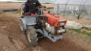 핸들경운기관리기.관리기로타리작업.경운기밭갈이.텃밭농기계.4x4.garden tractor tiller.abc…