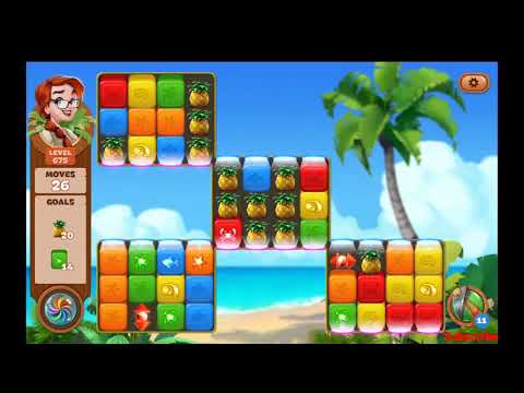 Lost Island Blast Adventure Level 675 NO BOOSTERS - A S GAMING