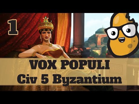 Civ 5 Vox Populi Byzantium Ep. 1 - Let's Play Civ 5 Byzantium Vox Populi Mod