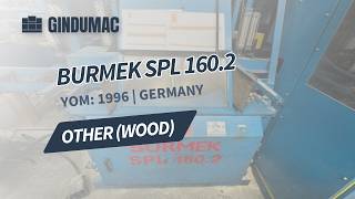 BURMEK SPL 160.2 wood milling machine for sale - Image 4 | Machineryline GB BURMEK SPL 160.2 wood milling machine | Image 4 - Machineryline