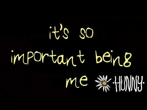 hunny - vowels (and the importance of being me) lyrics