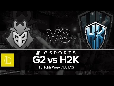Highlights: G2 vs H2K (EU LCS Summer W7D2 Full Series)