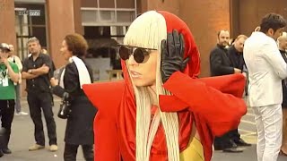 Rare clip of Lady Gaga at the Berlin Mercedes Benz Fashion Week (July 18, 2008)