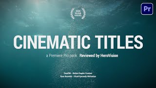 An EASIER Way to Create Cinematic Titles | EasyEdit (Premiere Pro)