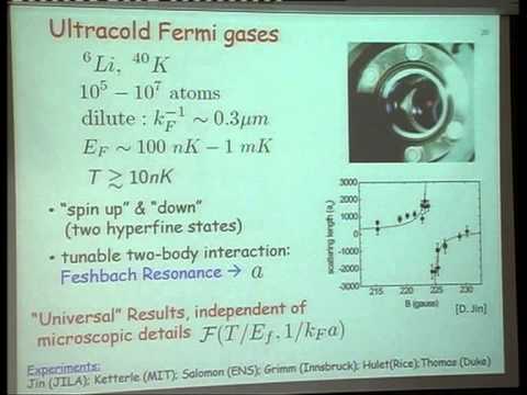 Mohit Randeria - Viscosity of Strongly Interacting Fermi Systems