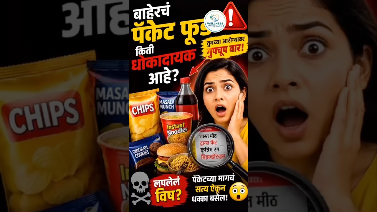 🚨90% लोक पॅकेट फूड खाताना ही चूक करतात! #viral #trendingshorts #packetfood #shortvideo #shortsfeed