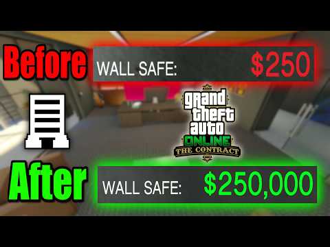 How To Increase Agency Safe Passive Money Income - GTA 5 Online The Contract