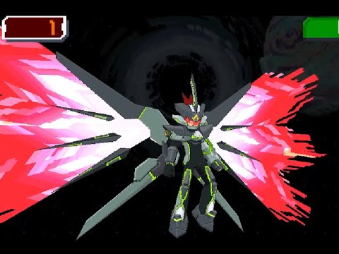 Megaman Starforce 3 Black Ace - All R bosses 12 seconds - S Rank -1hp Only- No Damage - Cancer Noise