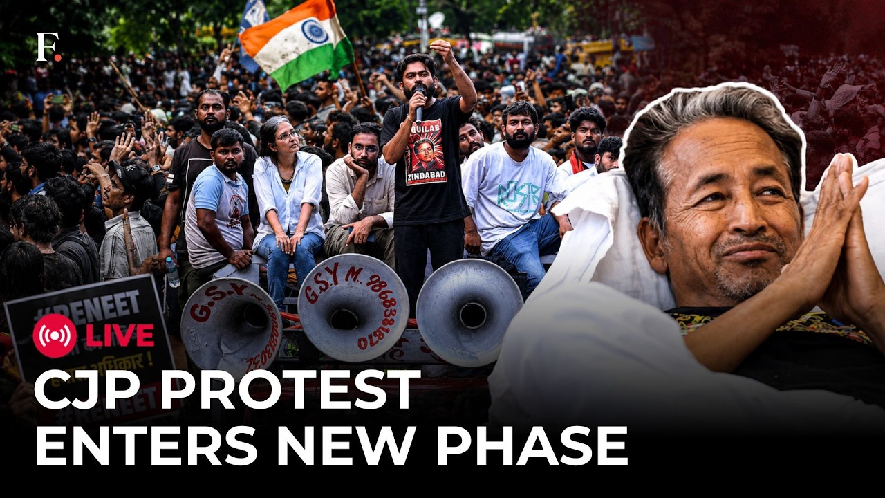 CJP NEET Student Protest LIVE: CJP Supporters Continue Protest at Jantar Mantar  | Sonam Wangchuk