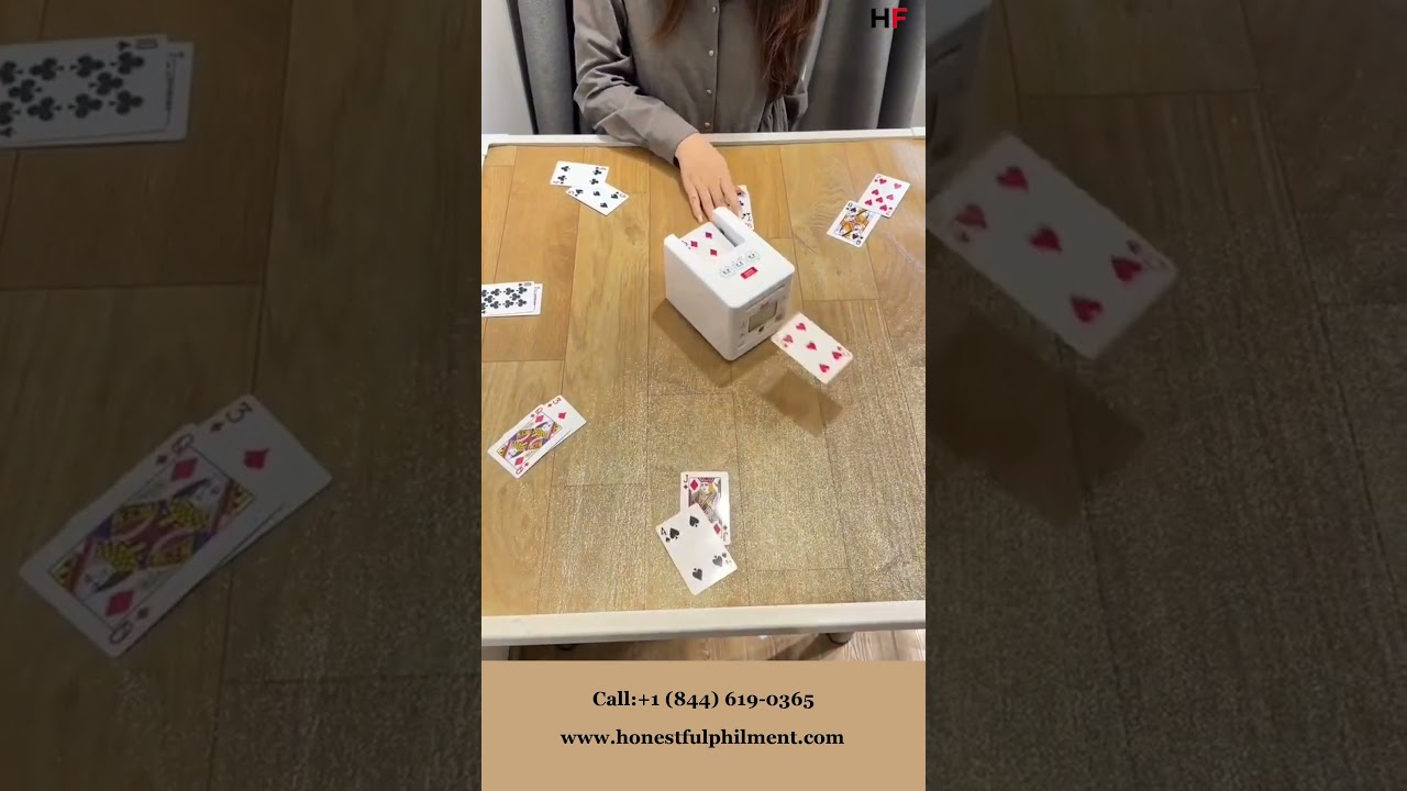 ♠️🃏Experience Effortless Card Dealing with HonestFulPhilment's Automatic Card Shuffler!  #supplier