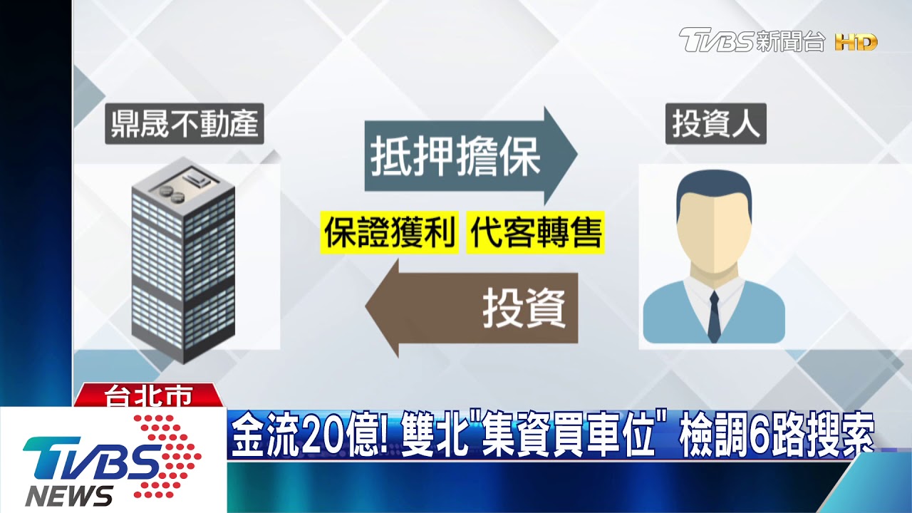 鼎晟不動產涉違反銀行法！　7人北檢複訊