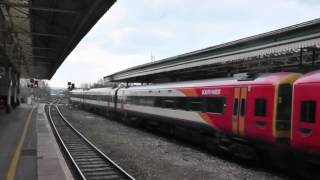 preview picture of video 'SouthWest Trains Class 159 arriving at Exeter St David's'