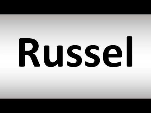 How to Pronounce Russel
