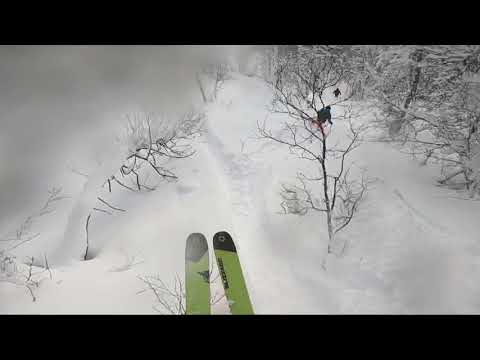 Pudderkjøring på Hovden Januar 2021