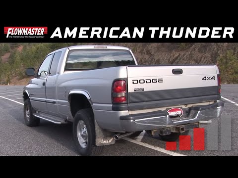 1994-01 Dodge Ram 1500 5.2L, 5.9L - American Thunder Cat-Back Exhaust 17429
