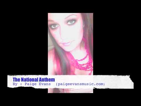 National Anthem - Paige Evans