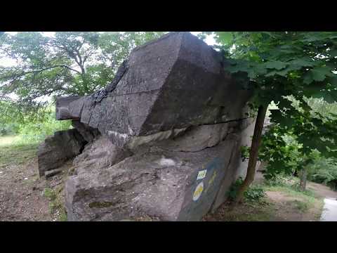 Zwalony most w Kruklankach - Mazury fajna atrakcja turystyczna