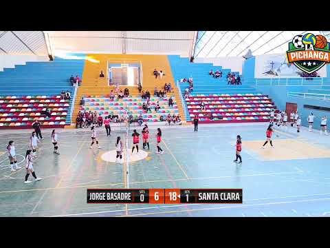 Santa Clara vs Jorge Basadre   Semifinal Vóley damas categoría C - Bustamante y Rivero