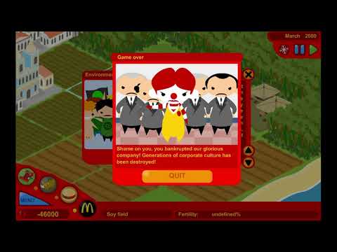 McDonald’s Video Game - Go Bankrupt (Land) - 0:07