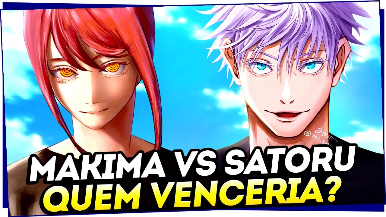 MAKIMA vs SATORU GOJO - QUEM VENCERIA NUMA BATALHA? O FEITICEIRO MAIS FORTE OU DEMÔNIO DO CONTROLE