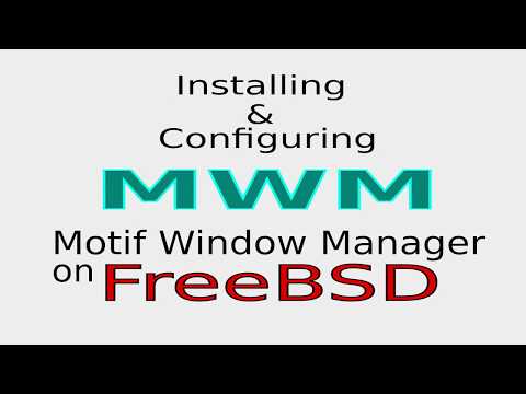 Motif Window Manager