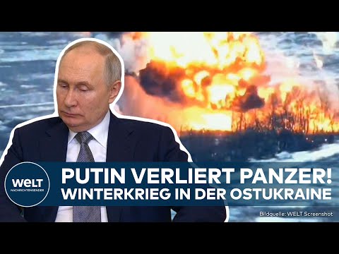 PUTINS KRIEG: Winterkrieg in der Ostukraine - Russen halten trotz hoher Verluste den Druck aufrecht