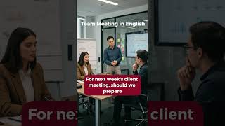 Team Meeting in English | Office Conversation for ESL Learners