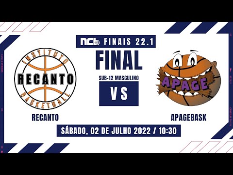 RECANTO BASKETBALL X APAGEBASK - FINAIS NCB S12F 2022.1