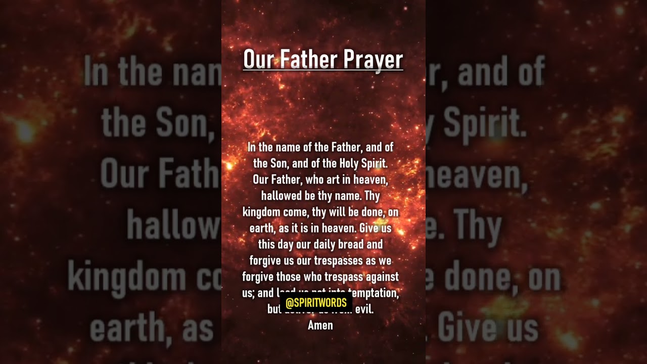 Our Father Prayer || Our Father in Heaven || The Lord's Prayer