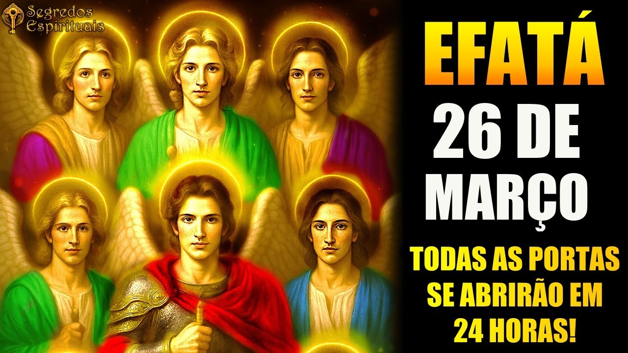 EFATÁ dos 7 Arcanjos ✨ Apenas Ouça para o Milagre Financeiro, Cura e Proteção