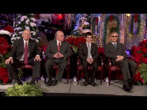 Press Conference With David Archuleta and Michael York at The Tabernacle Choir Christmas Concert