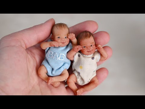 SO LITTLE!! Miniature Silicone Baby Aiden #minibaby #siliconebaby