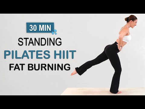 30 MIN Standing SWEATY PILATES HIIT Workout | Full Body Fat Burning, Lean Muscles, No Repeat