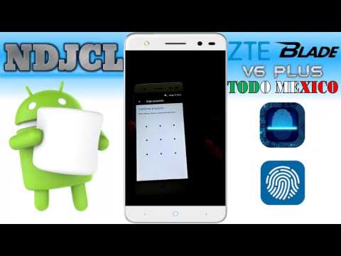 Como Configurar La Huella Dactilar En TU ZTE BLADE V6 Plus
