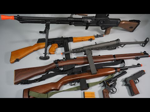 WW2 Weapon Toy Gun Part4 - British ARMY - Sten MK2 - Lee-Enfield - Realistic Toy Guns Collection