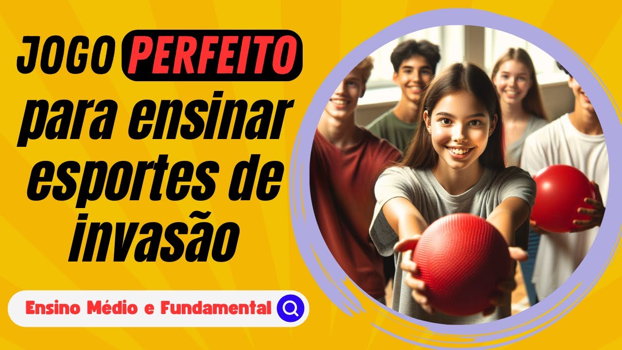 Jogo pré desportivo de invasão sem contato físico (é sério!) - Jogos Educação Física