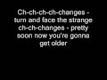 David Bowie - Changes (Lyrics)