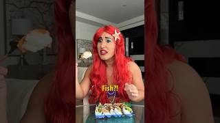 The Little Mermaid Tries Sushi For The First Time 😂