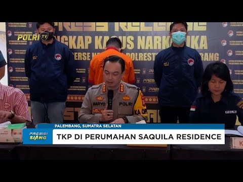 SATRESNARKOBA POLRESTABES PALEMBANG GAGALKAN PEREDARAN 8,3 KG SABU DAN 1.000 PIL EKSTASI