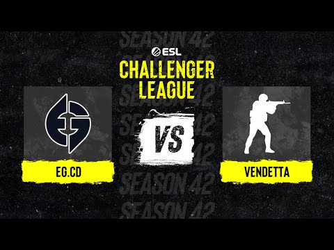 EG.CD vs. Vendetta - Map 2 [Mirage] - ESL Challenger League S42 North America