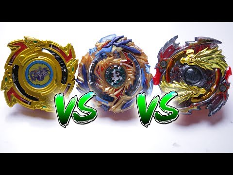 BEYBLADE BURST BATTLE | Dragoon VS Lost Longinus VS Drain Fafnir - EPIC BATTLE ROYAL