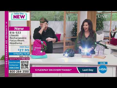 LitezAll Rechargeable Focus Beam Headlamp