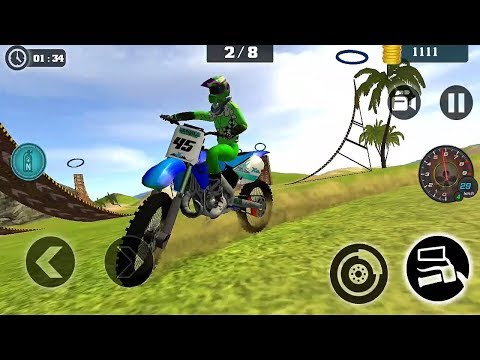 Motocross Beach Bike Stunt Racing 2018 || Offroad Bike Racing Game 3D || Bike Games
