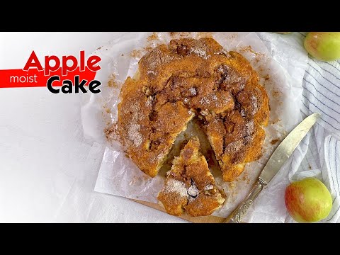 Delicious & moist Apple Cake / Easy Recipe