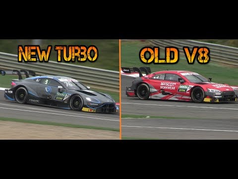 DTM new 2.0L Turbo vs old V8 Sound comparison