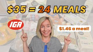 I Ate for $3 a Day in Australia | $35 Budget Challenge (IGA)