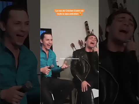 CRISTIAN CASTRO dando cátedra de su inmenso talento