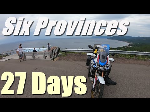 SIX provinces in 27 days!  Motorcycle Road Trip of a Lifetime!  Eastern Canada!