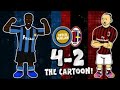 🔵⚫4-2 Inter vs AC Milan 🔴⚫(442oons Parody)