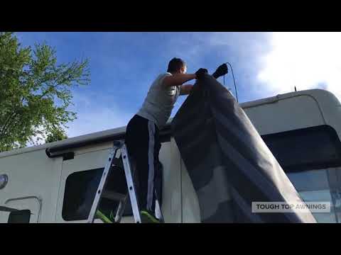 Changing the fabric on a Carefree of Colorado electric patio awning